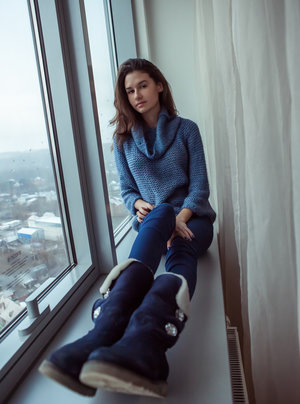 18 year old girl Gina C spills cum from her mouth after getting banged